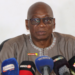 Maitre Cheick Condé, président de la fédération guinéenne de Karaté lors de la conférence de presse ce samedi