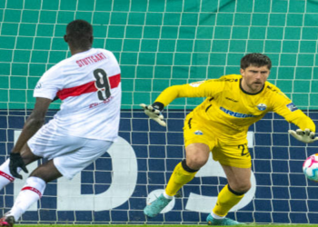 Stuttgart : Serhou Guirassy en action pour son nouveau but
