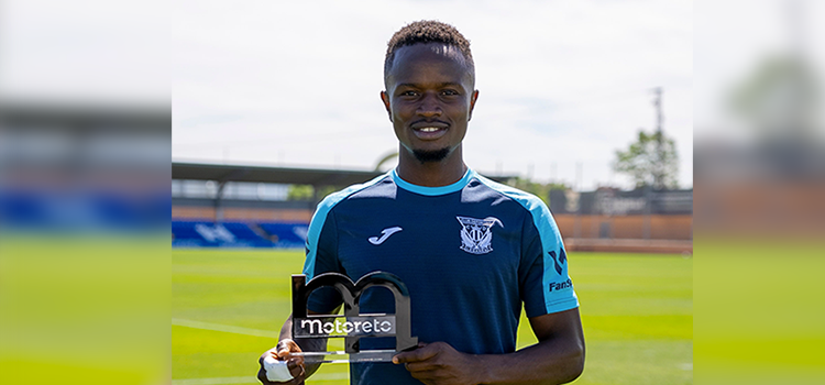 Leganes CD : Seydouba Cissé reçoit une récompense individuelle