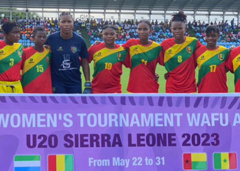 TOURNOI UFOA U20 DAMES : LA GUINÉE DÉMARRE PAR UN MATCH NUL