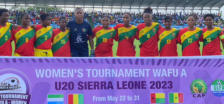 TOURNOI UFOA U20 DAMES : LA GUINÉE DÉMARRE PAR UN MATCH NUL