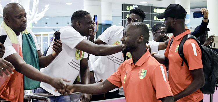 Brésil-Guinée (amical) : le Syli national pose ses valises en Espagne, lieu du match