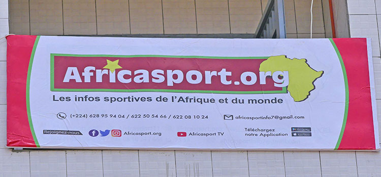 Communiqué : voici où se situe le nouveau siège d’Africasport à Conakry