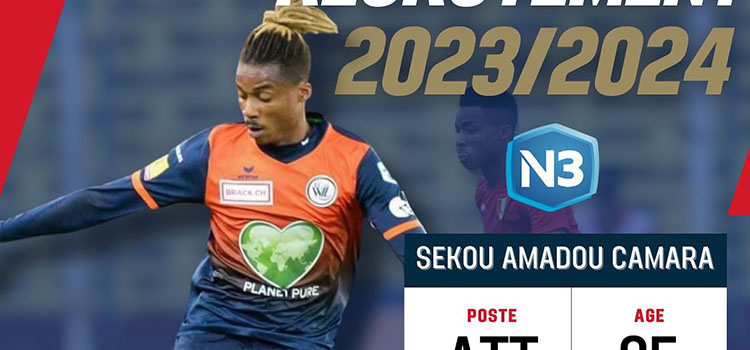 National 3 [France] : Sékou Amadou signe au stade Beaucairois