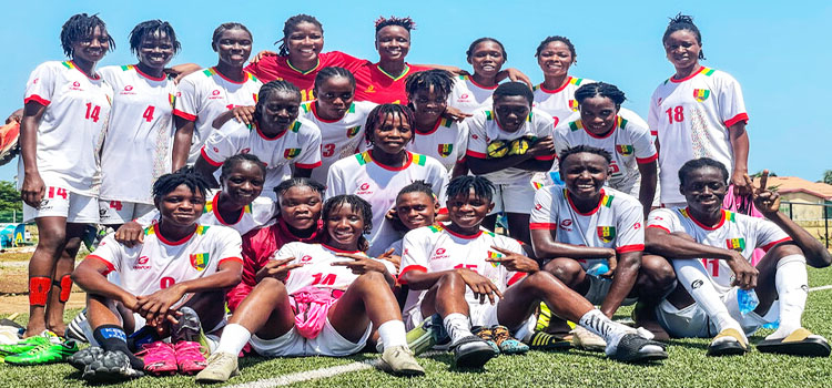 Syli U23 / Dames : 20 joueuses retenues pour le premier tour des élim. JO 2024