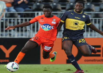 Ligue 1 / France : Dembo Sylla gratte ses premières minutes avec Lorient
