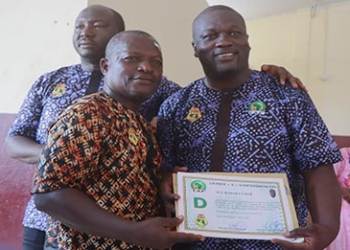 Dubréka / Licence D CAF : coach Rhima « major» de la promotion Antonio Souaré