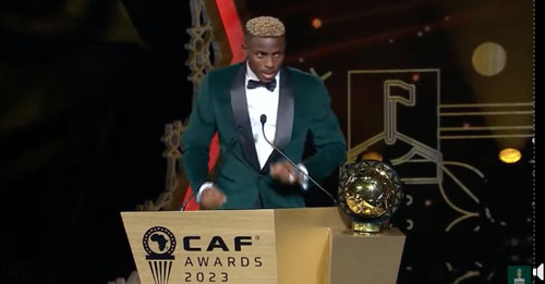 Coup d’œil sur les perf’ du ballon d’or Africain 2023, Victor Osimhen