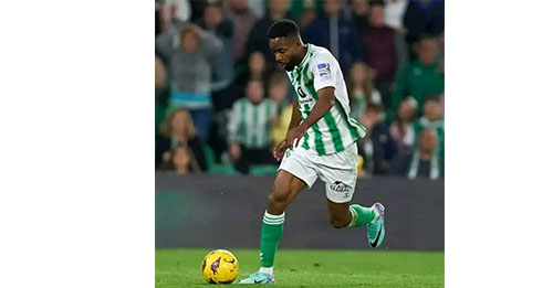 Football : Cedrick Bakambu signe son 1er but au Real Betis Séville