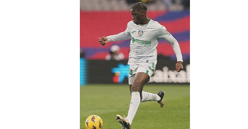 Getafe CF : Moriba a joué titulaire ce samedi