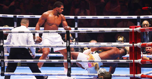 Boxe : le Camerounais Francis Ngannou mis KO par Anthony Joshua