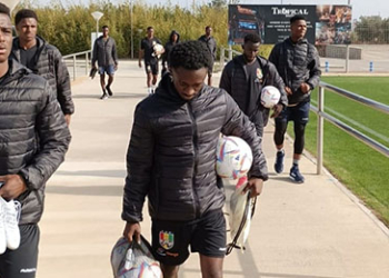 Syli U23 : aussitôt arrivée en Espagne, l’équipe se met au boulot !