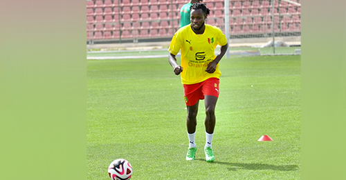 Syli National : Aliou Badara jubile sa première sélection