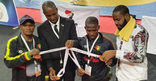 Égypte : bonne moisson pour la Guinée au championnat d’Afrique de Sambo