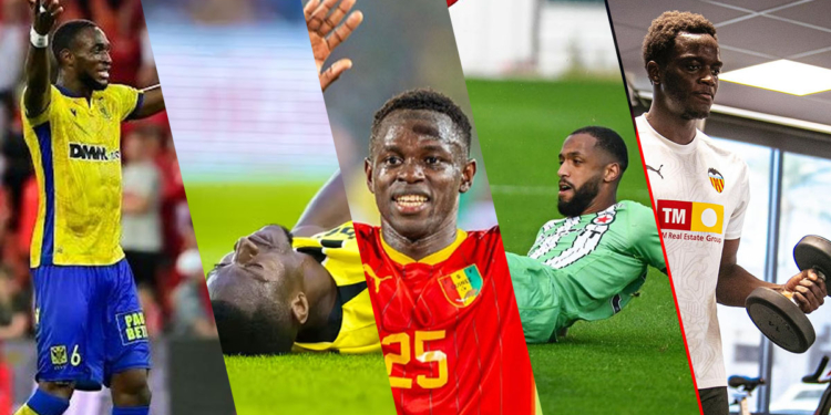 Guinéens d’ailleurs : état des joueurs bless!és en club
