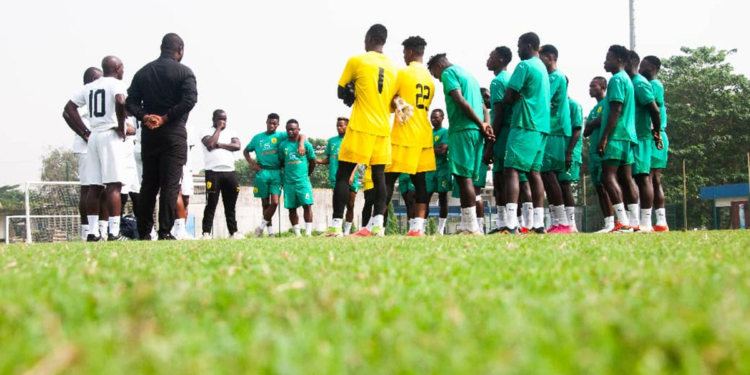 Q. CHAN 2024 : dernière séance d’entraînement du Syli Local à Abidjan