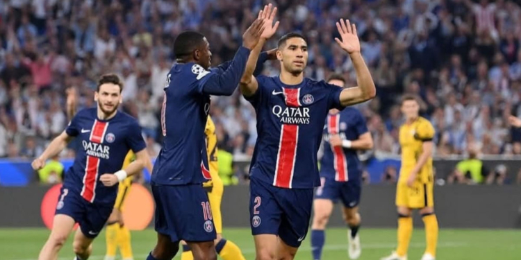 Ligue des champions : le Marocain Achraf Hakimi entre un peu plus dans l&rsquo;histoire