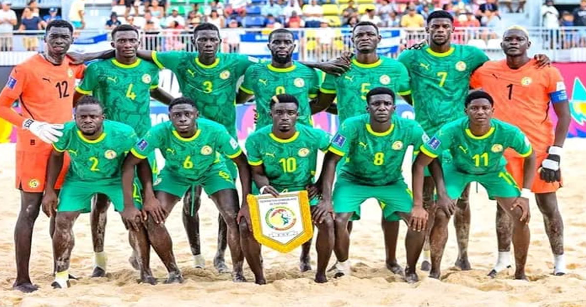 Beach Soccer : Le Sénégal grimpe de trois places au ranking mondial !