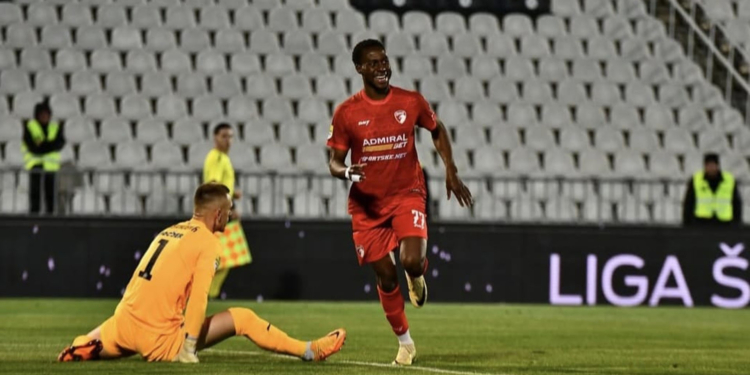 Match amical : Issah Bah enchaîne avec un nouveau but pour le FK Radnički !