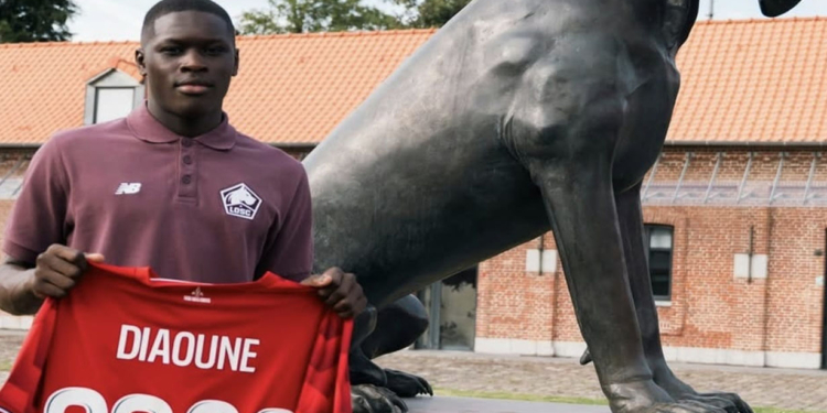 diaoune-lille-losc-france-ligue1-guineen-africasport-formation-contrat-signature