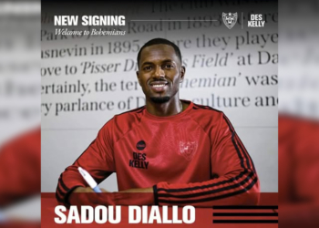 bohemians-fc-sadou-diallo-signature-league-of-ireland-irlande-2026