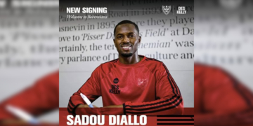 bohemians-fc-sadou-diallo-signature-league-of-ireland-irlande-2026