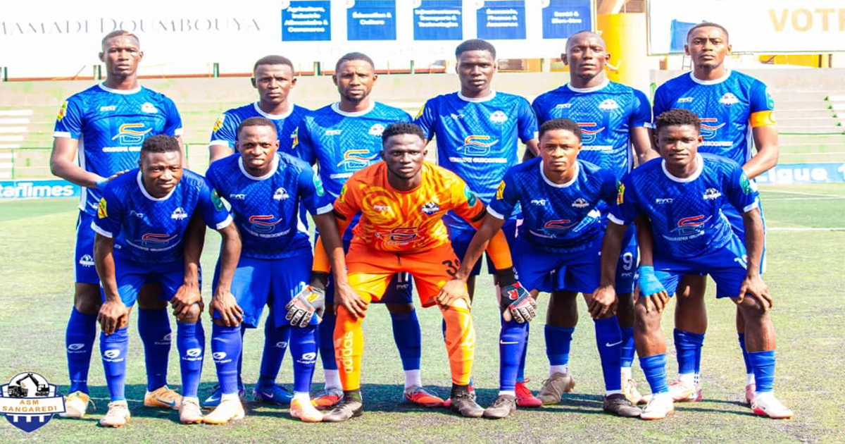 Ligue 1: l’ASM Sangarédi valide son maintien face au Milo FC