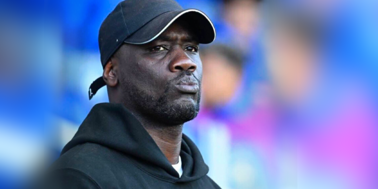Emerse Faé lors d’un match de la sélection ivoirienne avant l’annonce officielle de la fin de son mandat à la tête des Éléphants.