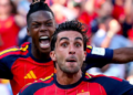 Les joueurs de l'Espagne célèbrent leur victoire face à l'Argentine en finale de la Coupe du monde 2026 au MetLife Stadium de New York.