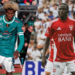 Mamadou Saidou Bah célèbre son but avec Ekenäs IF lors d'un match du championnat finlandais.