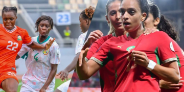oueuses du Maroc et de l’Algérie lors du derby de la CAN féminine 2026 remporté par les Marocaines.