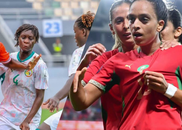 oueuses du Maroc et de l’Algérie lors du derby de la CAN féminine 2026 remporté par les Marocaines.