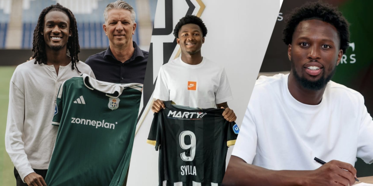 Montage illustrant les principaux transferts de joueurs guinéens et d'origine guinéenne durant le mercato estival 2026.