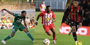 N'fanly Sylla célèbre son triplé tandis que Bafodé Diakité et Moussa Diallo se distinguent avec leurs clubs respectifs lors des performances des Guinéens évoluant à l'étranger.N'fanly Sylla célèbre son triplé tandis que Bafodé Diakité et Moussa Diallo se distinguent avec leurs clubs respectifs lors des performances des Guinéens évoluant à l'étranger.