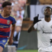 Momo Fanyé Touré célèbre son but avec le FC Alashkert tandis que Morgan Guilavogui dispute un match sous les couleurs du Real Salt Lake.