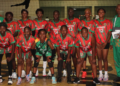 Le Syli féminin de volley-ball lors d'un match du tournoi zonal qualificatif de la CAN face au Cap-Vert.