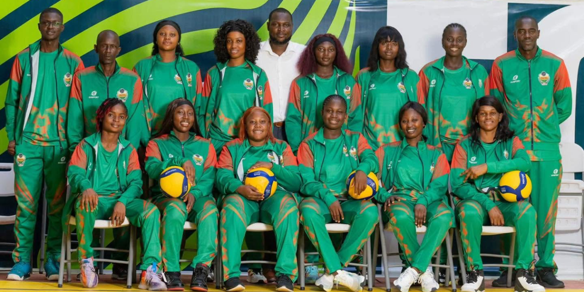 Les joueuses du Syli National féminin de volleyball avant leur campagne des éliminatoires de la CAN 2026 au Cap-Vert.