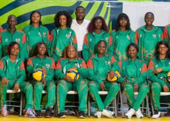 Les joueuses du Syli National féminin de volleyball avant leur campagne des éliminatoires de la CAN 2026 au Cap-Vert.