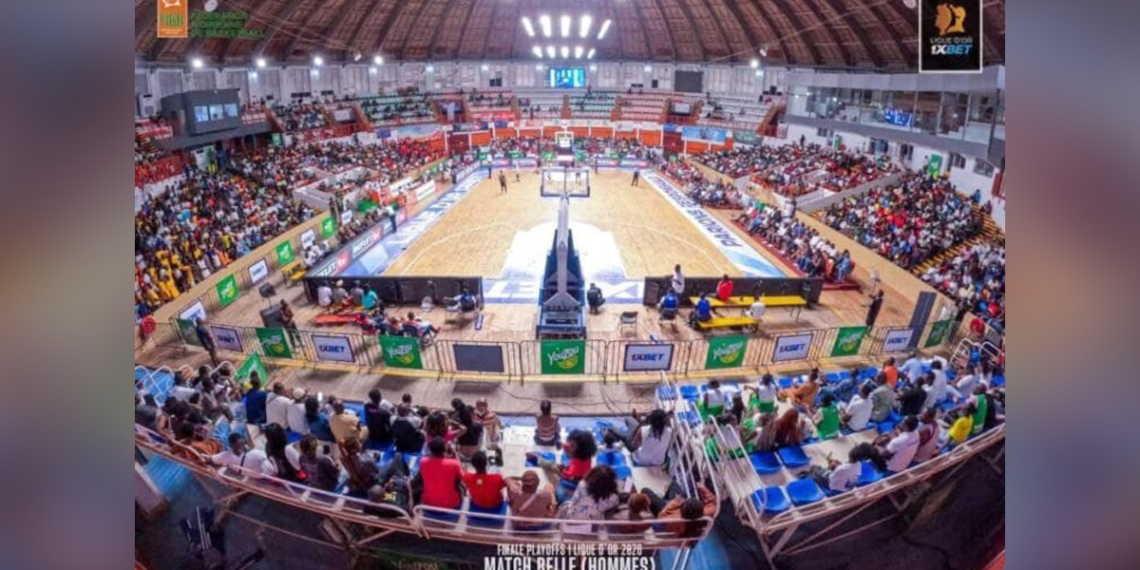 Les Éléphants de Côte d’Ivoire lors d’un match de basketball