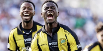 Ibrahima Breze Fofana sous les couleurs d’Hammarby IF en Suède.