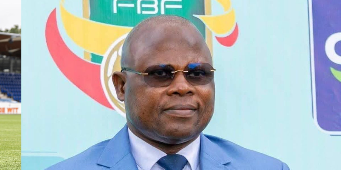 Marcellin Bocové après son élection à la présidence de la Fédération béninoise de football