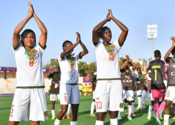 Les joueuses du Mali et du Cameroun célèbrent leurs victoires respectives lors de la deuxième journée de la CAN Féminine 2026.