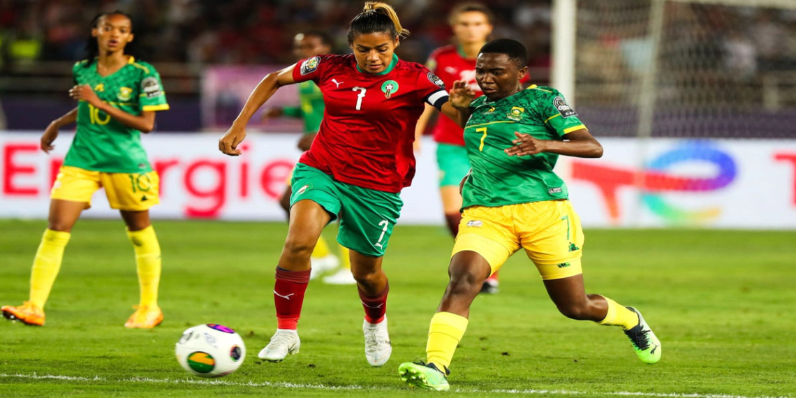 Les joueuses du Maroc et de l’Algérie célèbrent leur qualification en demi-finales de la CAN Féminine 2026.