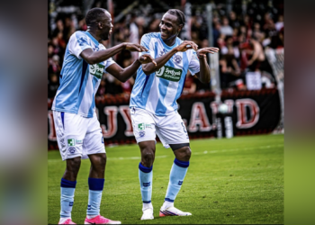 Mohamed Chérif Haidara sous le maillot de Sønderjyske en championnat danois.