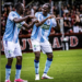 Mohamed Chérif Haidara sous le maillot de Sønderjyske en championnat danois.
