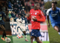 Mohamed Bangoura célèbre son premier but avec le FC Zurich lors des performances marquantes des joueurs guinéens évoluant à l'étranger.