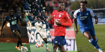 Mohamed Bangoura célèbre son premier but avec le FC Zurich lors des performances marquantes des joueurs guinéens évoluant à l'étranger.