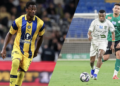 Mohamed Ali Camara et plusieurs internationaux guinéens en action avec leurs clubs lors des compétitions européennes et du championnat saoudien.