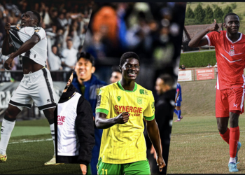 Ousmane Camara, Sory Traoré et Bahereba Guirassy, les Guinéens buteurs ce vendredi.