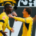 Serhou Guirassy célèbre son but avec le Borussia Dortmund face à Hambourg en Bundesliga.